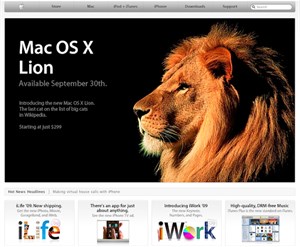 Mac OS X Lion chuẩn bị được phát hành trực tuyến
