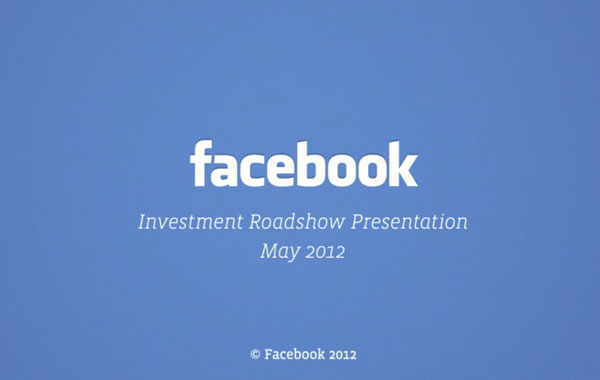 'Sốt xình xịch' tài liệu Roadshow trước thềm IPO của Facebook