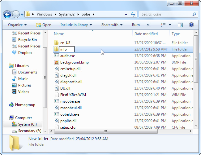 Windows Explorer Windows Explorer