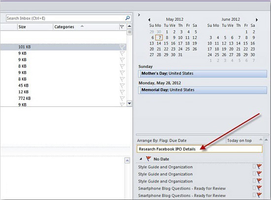 Hướng dẫn phân công công việc trong Outlook 2010