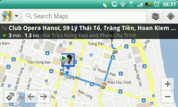 Tính năng dẫn đường của Google Maps đã hoạt động lại
