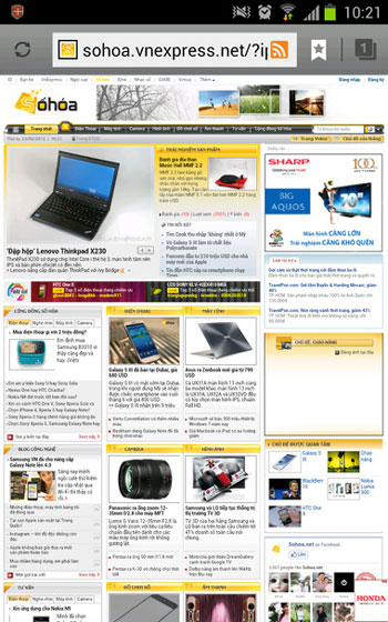 Galaxy Note chính hãng lên Android 4.0.3