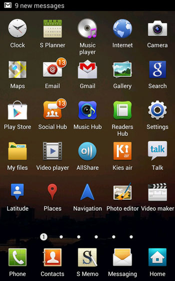 Galaxy Note chính hãng lên Android 4.0.3