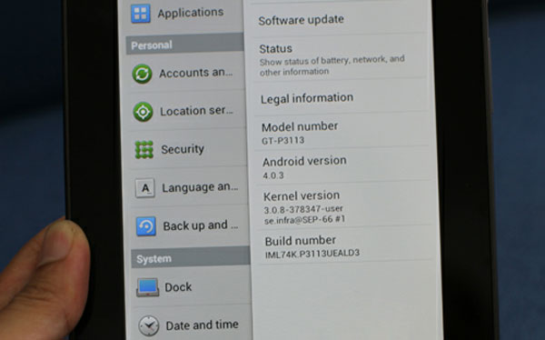 Galaxy Tab 2 màn 7 inch giá 6,8 triệu