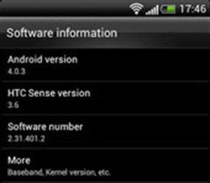 Sensation XL bắt đầu lên Android 4.0