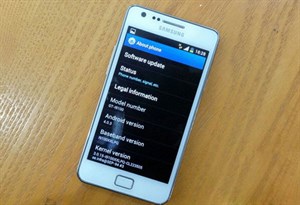 Galaxy S II I9100G có cập nhật Android 4.0