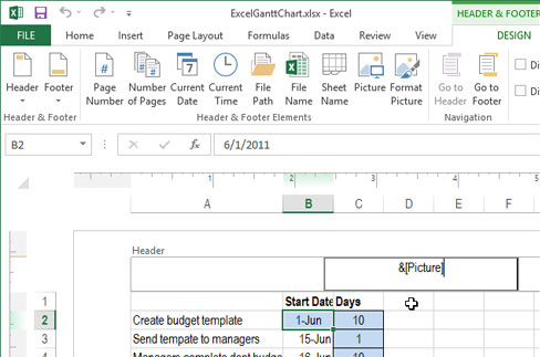 Cách chèn chữ, logo chìm vào Microsoft Excel 2013