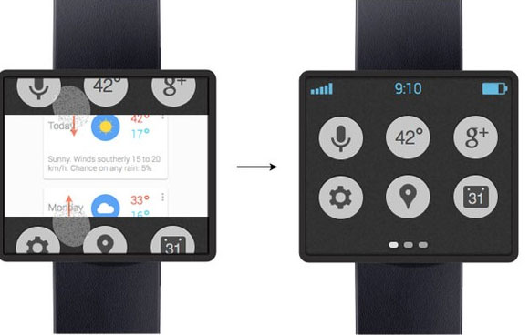 Đồng hồ thông minh của Google sẽ không có viền màn hình