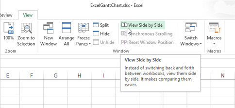 Cách mở nhiều bảng tính cạnh nhau trong Excel 2013