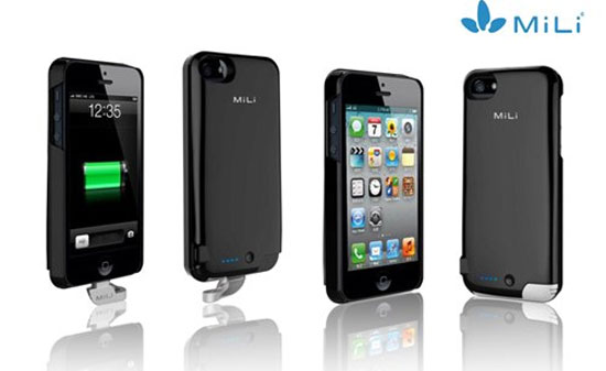 MiLi Power Spring 5. Pin dự phòng kiêm ốp lưng và giá đỡ cho iPhone 5