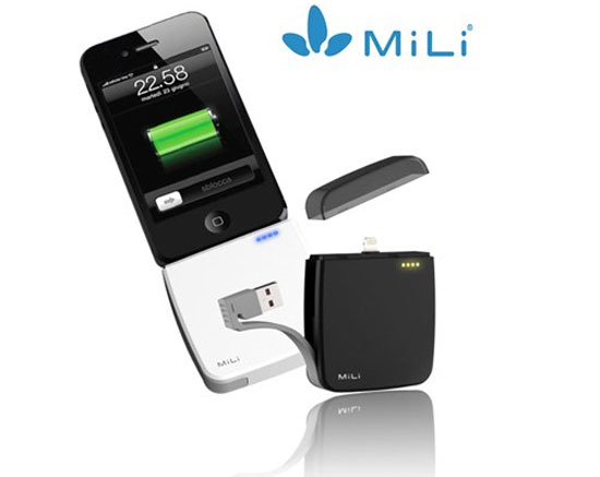 MiLi Power Angel 2. Pin dự phòng kiêm ốp lưng và giá đỡ cho iPhone 5