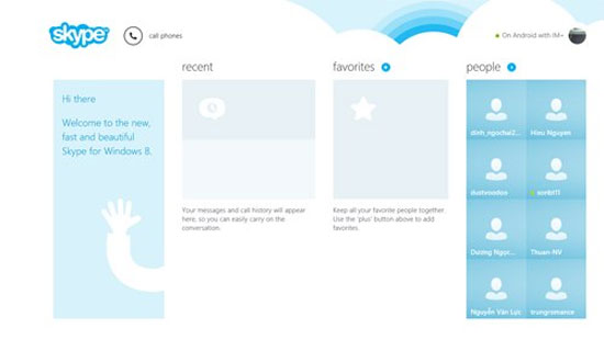 Những ứng dụng như Skype sẽ hữu dụng hơn nếu thu nhỏ về cửa sổ và hiện trong mục Desktop. 10 thay đổi cần có trên Windows 8.1