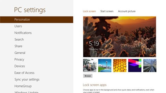 Control Panel trên giao diện cảm ứng có ít mục hiệu chỉnh. 10 thay đổi cần có trên Windows 8.1
