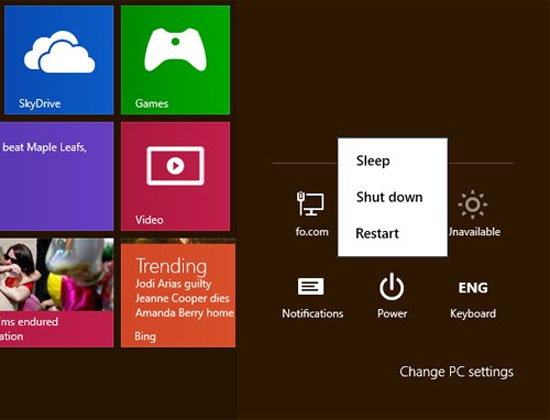 Nút Shut down không nên ẩn quá sâu. 10 thay đổi cần có trên Windows 8.1