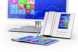 Smartphone lai máy tính chạy Windows 8