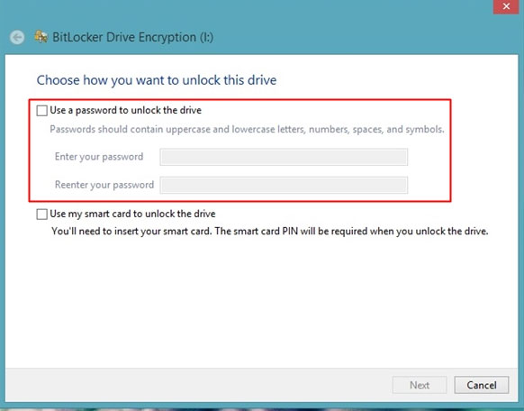 Hướng dẫn mã hóa và thiết lập mật khẩu bảo vệ cho USB trong Windows 8