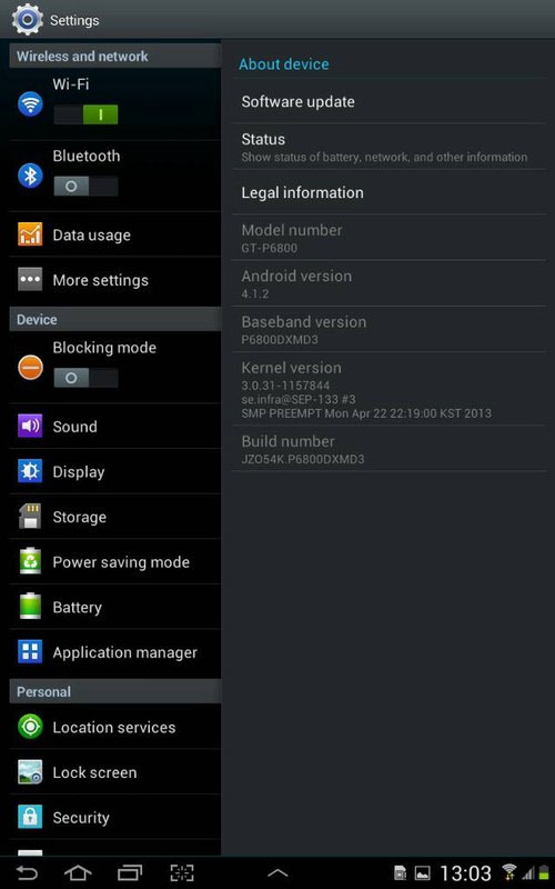 Galaxy Tab 7.7 có bản nâng cấp Android Jelly Bean