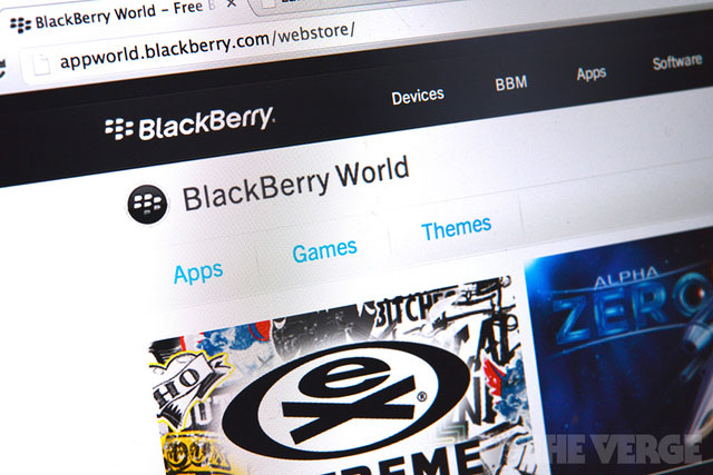 BlackBerry World BlackBerry World đã vượt mốc 120.000 ứng dụng