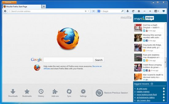 Mozilla ra mắt trình duyệt Firefox 21 cho máy tính và Android