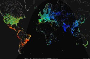 420.000 máy tính bị hack để tạo bản đồ thế giới về Internet