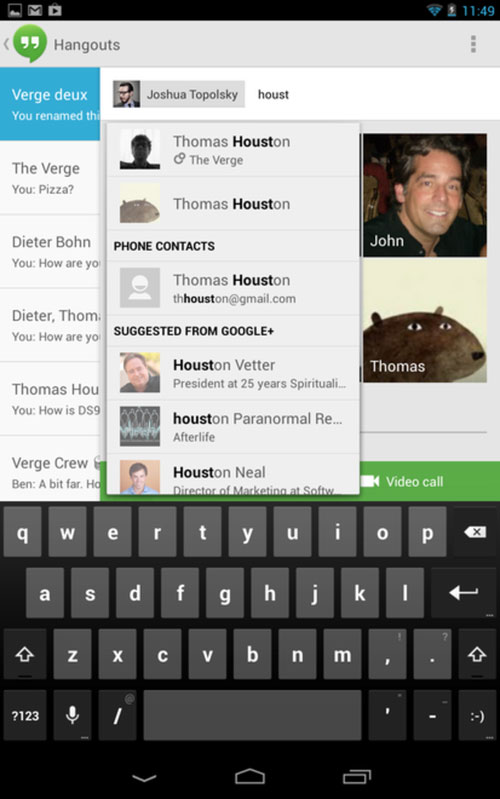 Hangouts hứa hẹn là đối thủ nặng ký cho Whatsapp hay Viber. Nhắn tin miễn phí với Google Hangouts hỗ trợ iOS, Android và Chrome
