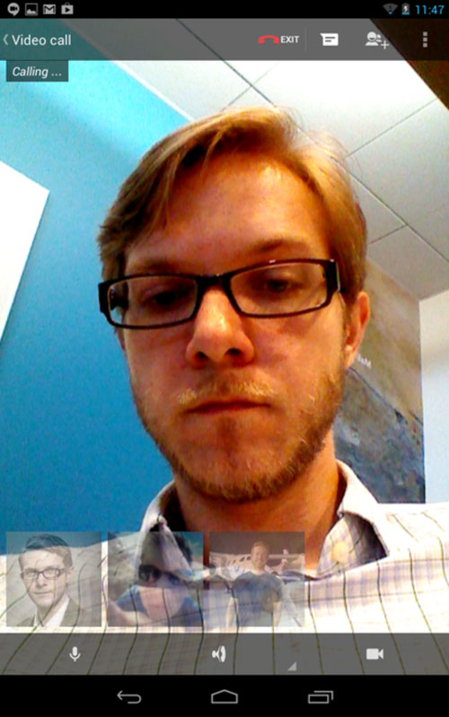 Chat video nhóm là thế mạnh của Hangouts. Nhắn tin miễn phí với Google Hangouts hỗ trợ iOS, Android và Chrome