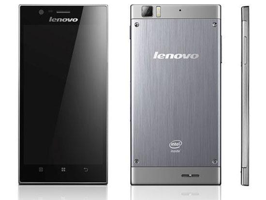 Lenovo bán smartphone siêu mỏng dùng chip Intel Atom