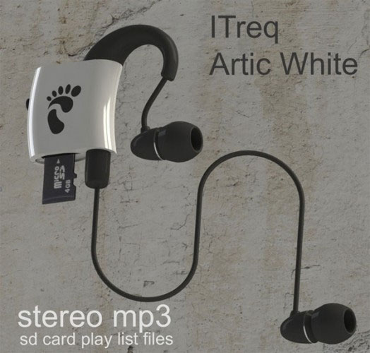 MP3 ITreq: Máy nghe nhạc kết hợp tai nghe