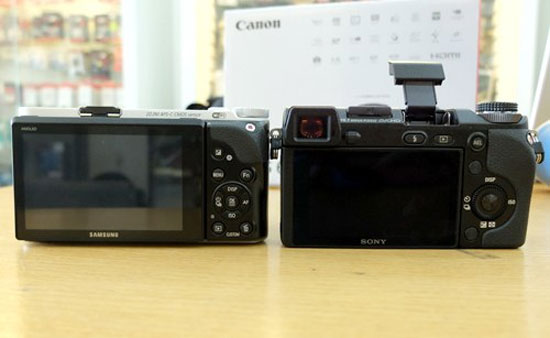 Samsung NX300 đọ dáng Sony NEX-6