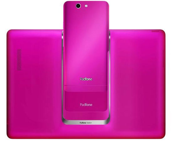 Dock station giúp biến thành một tablet Android khi cần Điện thoại lai tablet Asus Padfone thêm phiên bản nữ tính