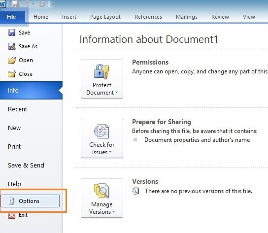 Làm thế nào để lưu trữ văn bản Office 2010 tự động lên SkyDrive?