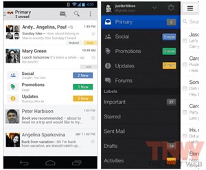 Gmail cho Android sẽ có giao diện mới, phân loại thư đến theo tính chất nội dung