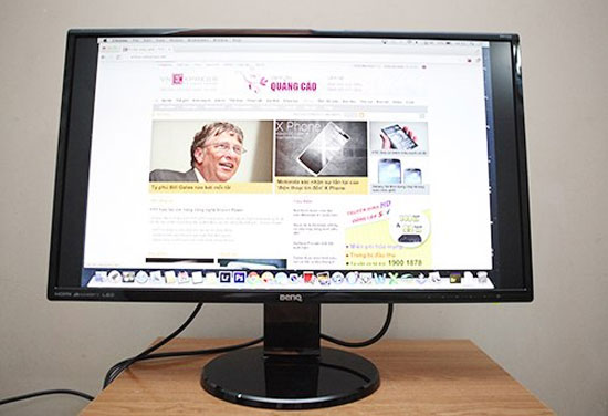 Màn hình kích thước 27 inch độ phân giải FullHD cho chất lượng hiển thị ấn tượng.  BenQ bán màn hình chống nhấp nháy đầu tiên tại Việt Nam