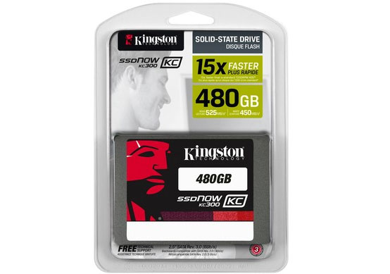 Ổ cứng Kingston Kingston giới thiệu ổ cứng thể rắn SSDNow KC300 tiết kiệm điện