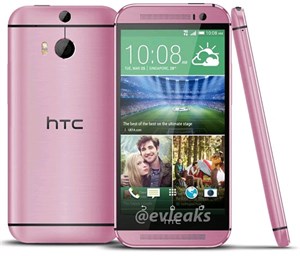 HTC One M8 sắp có thêm bản màu hồng điệu đà