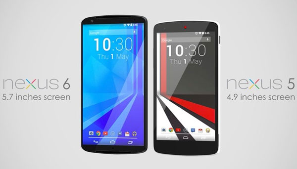 Ý tưởng Nexus 6 màn hình 5,7 inch phong cách HTC