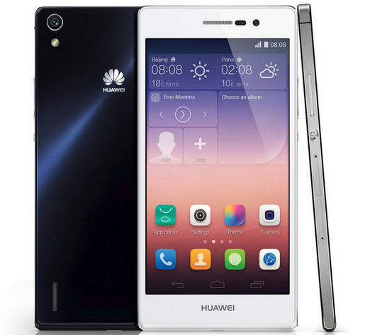 Huawei chính thức ra mắt Ascend P7 với camera trước 8 megapixel