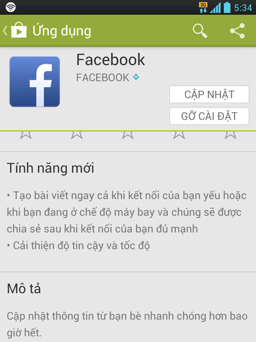 Tính năng trên Facebook cho android Facebook cho Android cập nhật bổ sung tính năng post bài offline