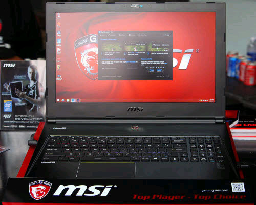 Laptop đa tính năng của MSI MSI ra mắt dòng laptop đa tính năng dành cho game thủ