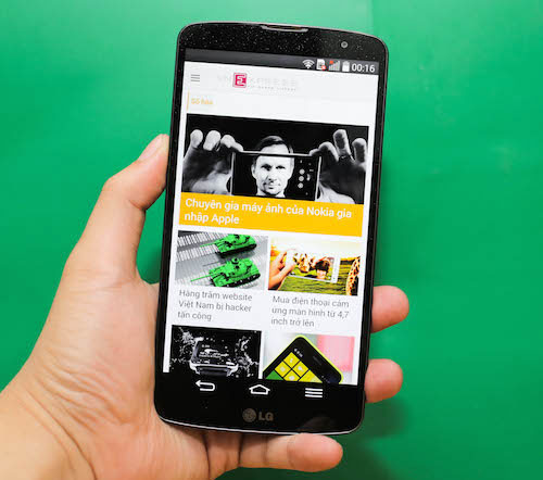 Mở hộp Phablet cao cấp G Pro 2 của LG Mở hộp Phablet cao cấp G Pro 2 của LG