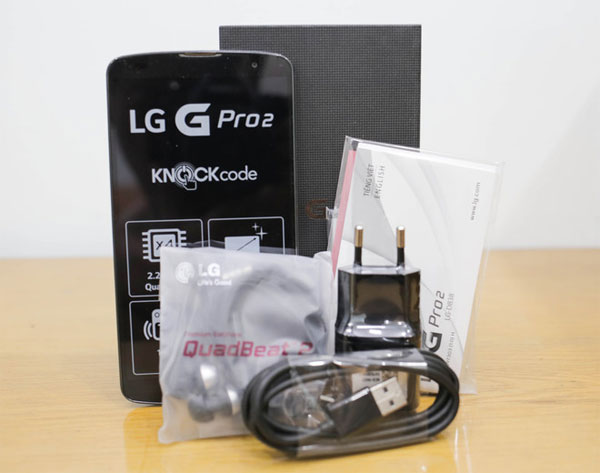 Màn hình của LG G Pro 2 có chất lượng hiển thị ấn tượng Mở hộp Phablet cao cấp G Pro 2 của LG