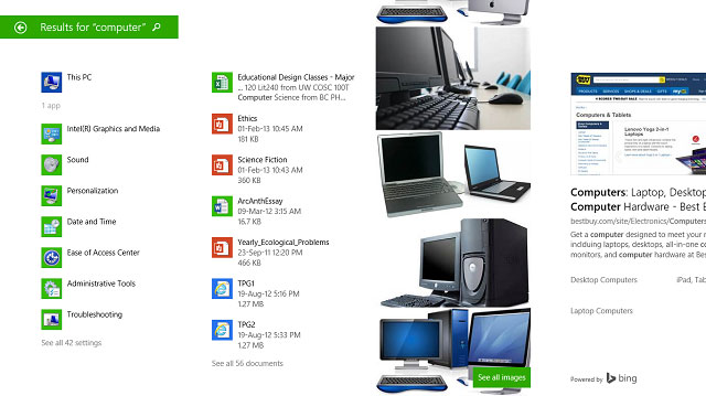 Để tìm kiếm tốt hơn và nhanh hơn trên Windows 8 Để tìm kiếm tốt hơn và nhanh hơn trên Windows 8