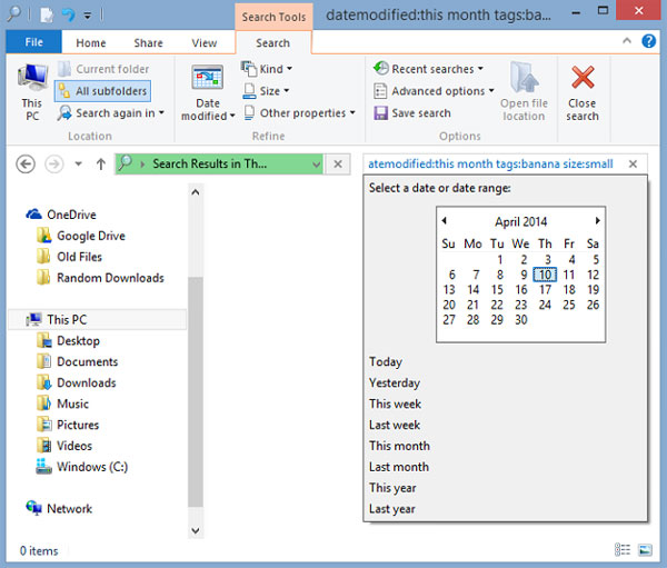 Để tìm kiếm tốt hơn và nhanh hơn trên Windows 8 Để tìm kiếm tốt hơn và nhanh hơn trên Windows 8
