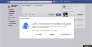 Facebook tiếp tục thay đổi cài đặt quyền riêng tư
