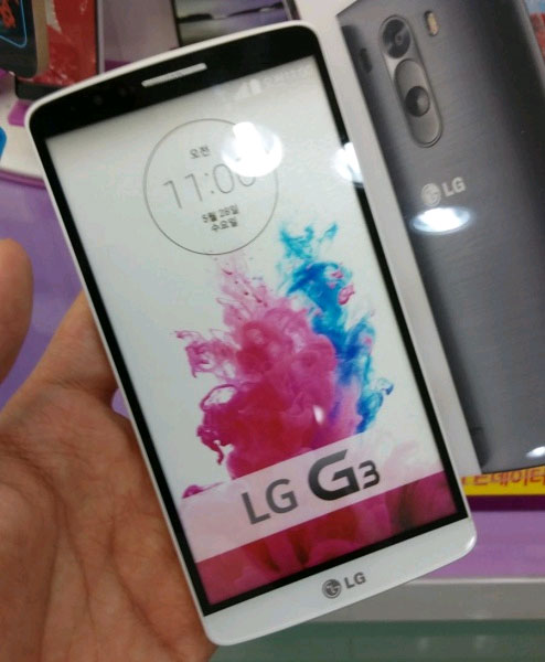 LG G3 phiên bản bằng nhựa Xuất hiện mô hình LG G3 bằng nhựa