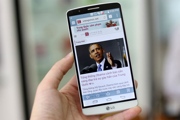 LG G3 đầu tiên về Việt Nam, giá 17 triệu đồng LG G3 đầu tiên về Việt Nam, giá 17 triệu đồng