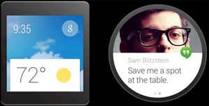 Google giới thiệu về thông báo trên Android Wear