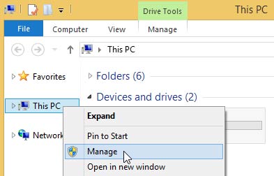 Truy cập Computer Management Hướng dẫn chuyển dữ liệu TrueCrypt sang BitLocker