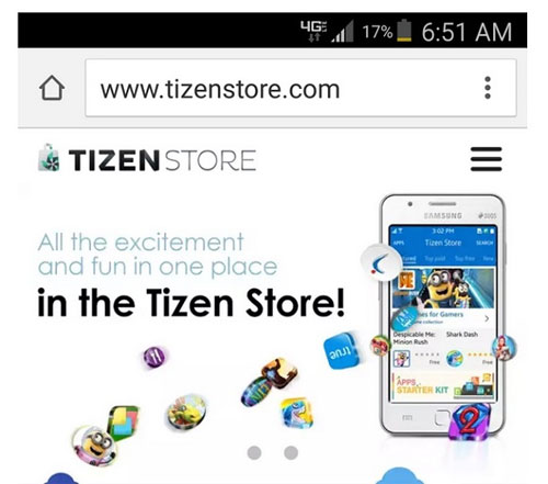 Samsung chính thức mở cửa kho ứng dụng Tizen Samsung chính thức mở cửa kho ứng dụng Tizen