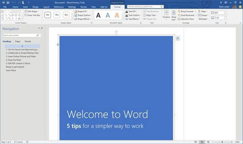 Đã có thể tải về bản thử nghiệm Office 2016
